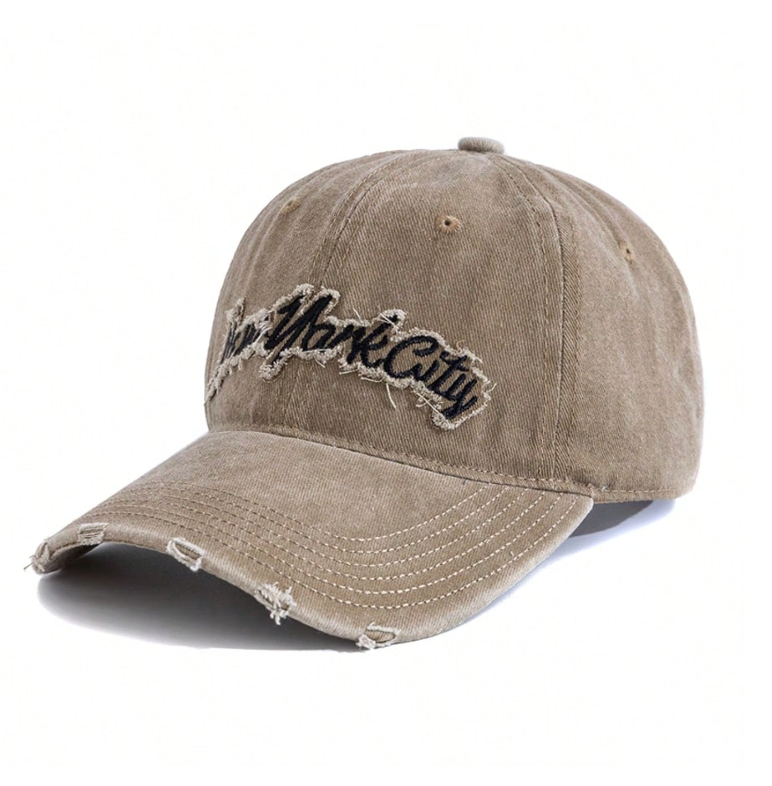 Casquette new-york city brodee kaki