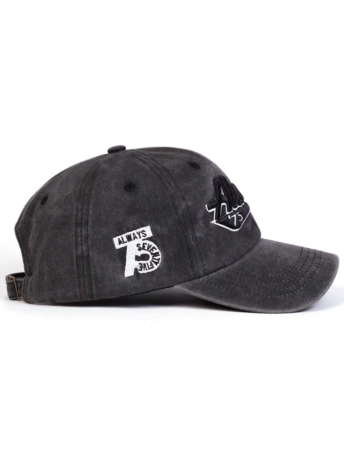 casquette_always_brodee_noir_de_cote