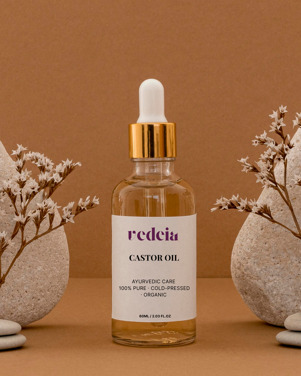 Castor Oil for Belly Button — Pure Ayurvedic Care (60ml)