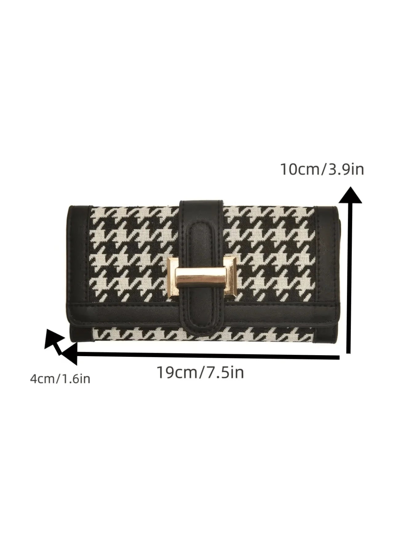 dimension arriere portemonnaie femme noir interieur luci 