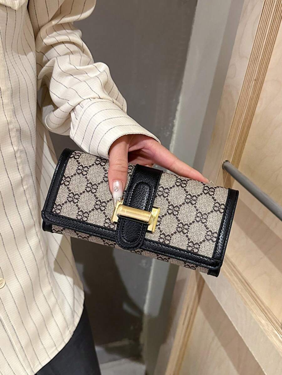 portemonnaie femme beige vu produit luci 6