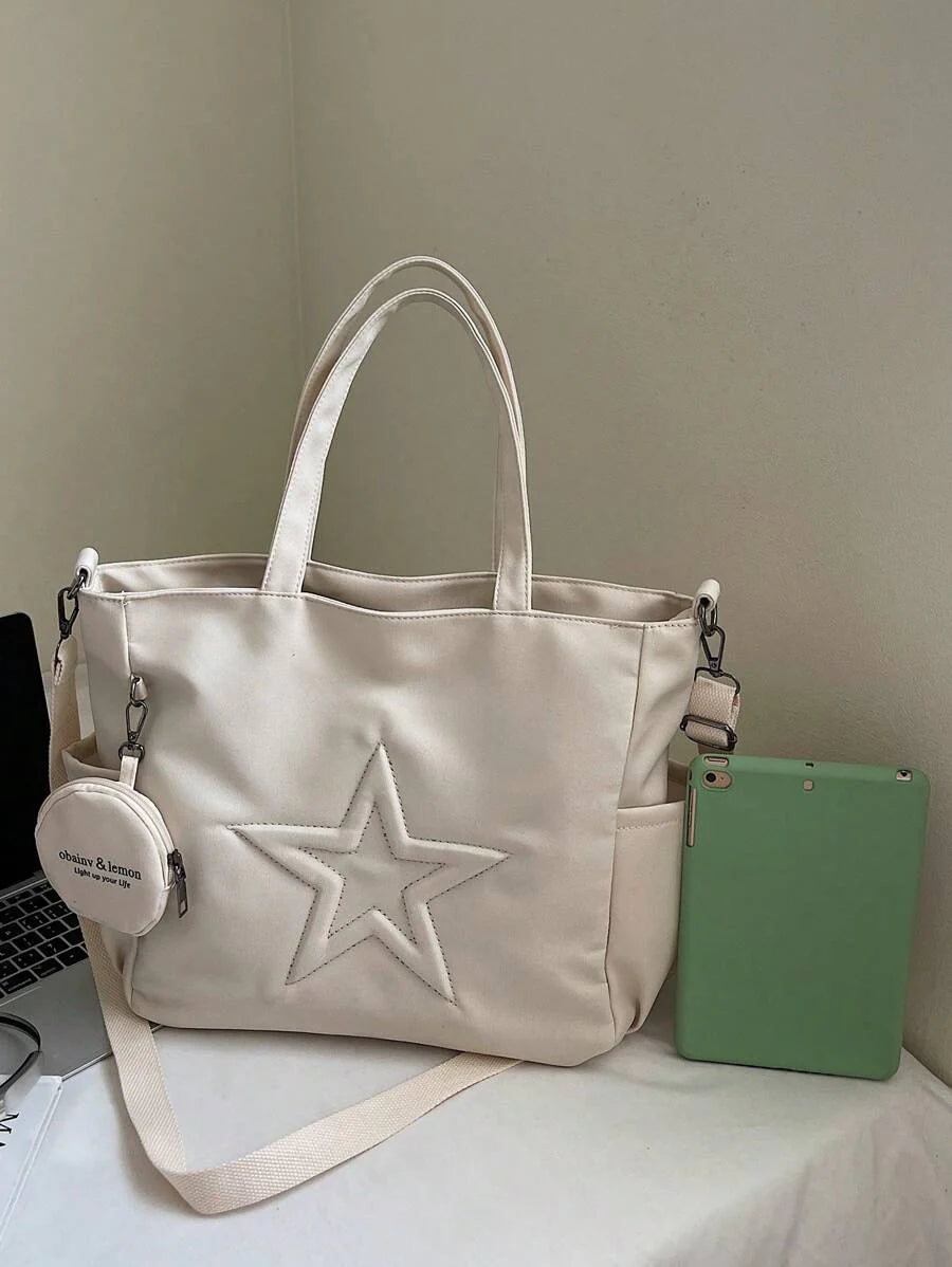 sac cabas en cuir beige pour femme contenance interieur taille sac avec affaire et ordinateur