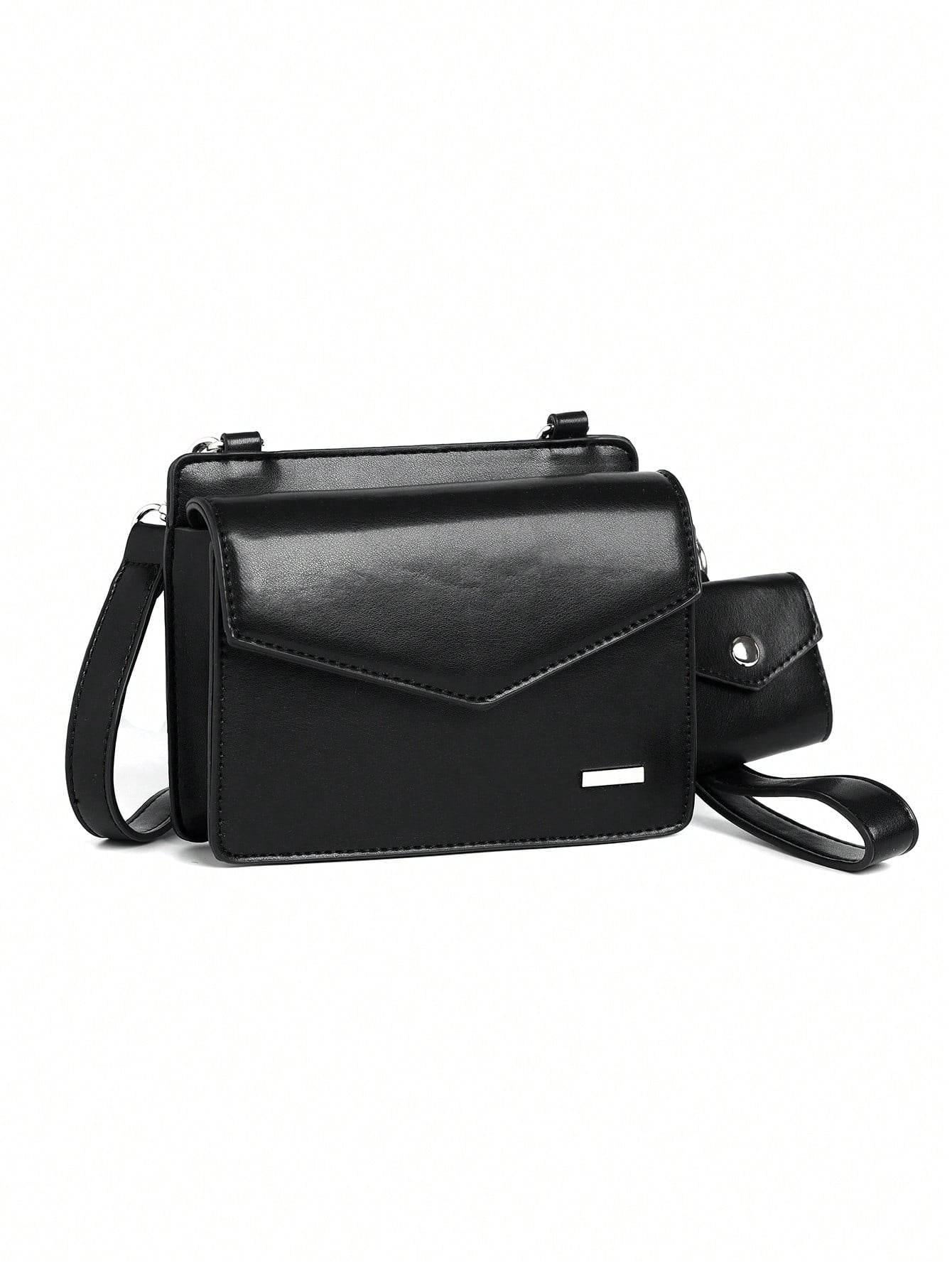 sacoche a bandouliere noir pour homme avec porte monnaie