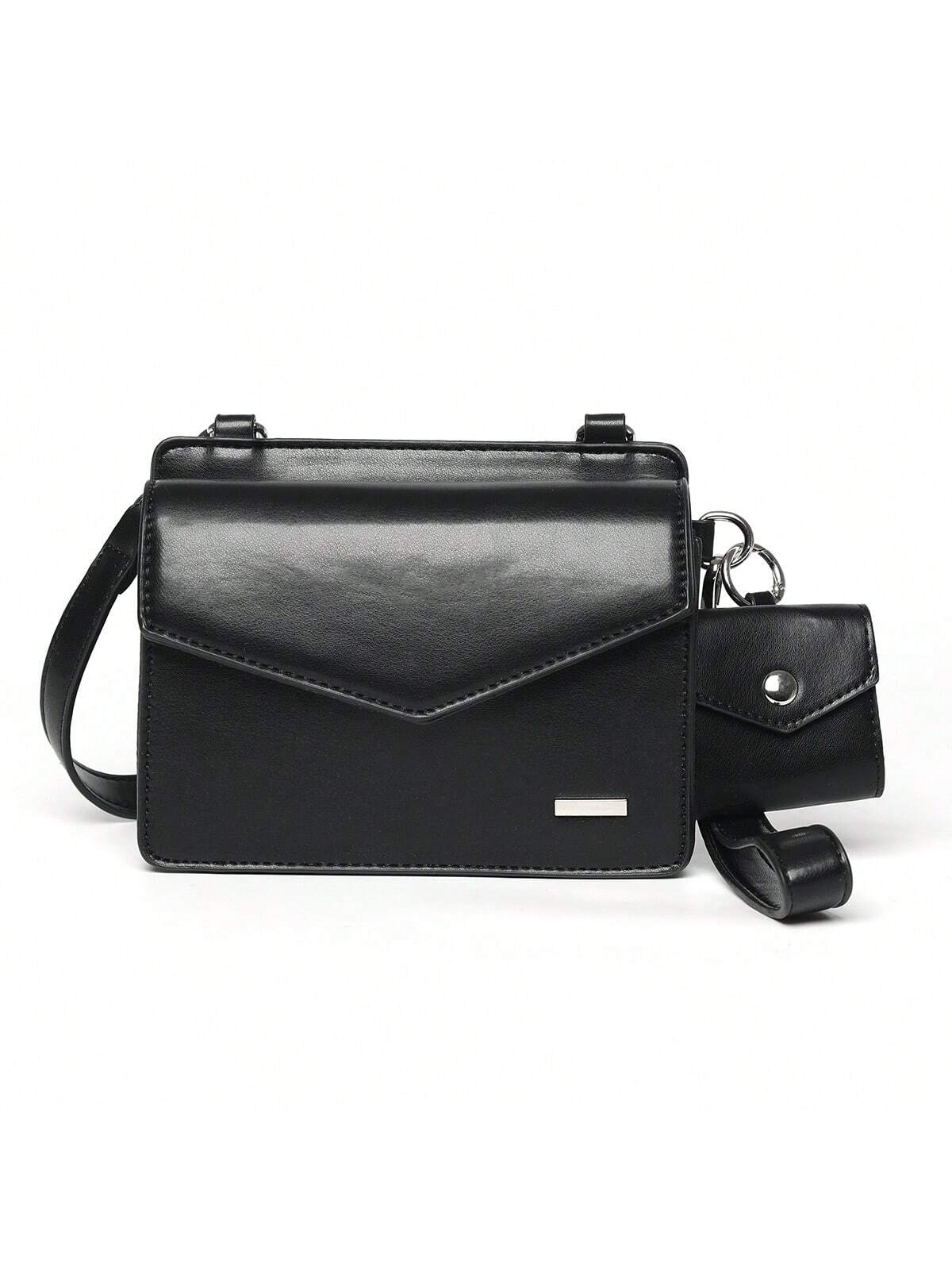 sacoche noir homme avec porte monnaie